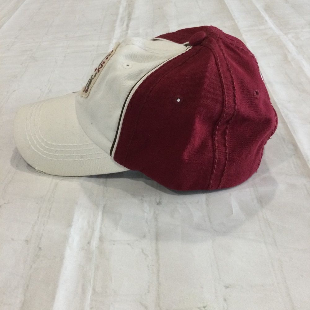 Red Stripe Cap Hat Men's Adjustable Strap Brewed in Jamaica Brim Bottle Opener - Picture 2 of 8
